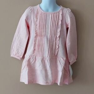 Osh Kosh B’Gosh dress with ruffles & pleats - heathered pink - size 3T